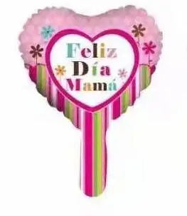 10pcs 10inch Coração espanhol Feliz Dia da Mãe Balão de Amor Mamãe Feliz Dia da Folha de Bola de Mãe Decorações do Partido de Ar Globos