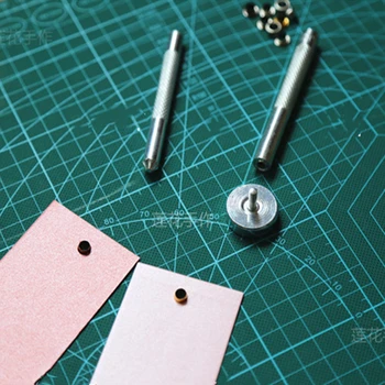 Metal único de perfuração DIY de papel cartão de saudação, cartão de scrapbook ar buraco do prego bainha ar olho fivela de perfuração ferramenta de instalação