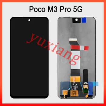 Original Para Xiaomi Poco M3 Pro 5G M2103K19PG M2103K19PI Display LCD Digitador da Tela de Toque LCD Com Moldura de Substituição