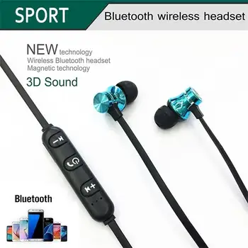 XT11 Bluetooth Fone de ouvido Sport Music Fones de ouvido Magnético Bass Estéreo Impermeável Carapaça com Microfone para Pubg PS4 Gamer Fones de ouvido