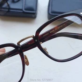 2020 Japão marca Vintage Qualidade de Acetato de óculos de armação de óculos para mulheres, homens caixa original caso de prescrição de lentes livres de transporte