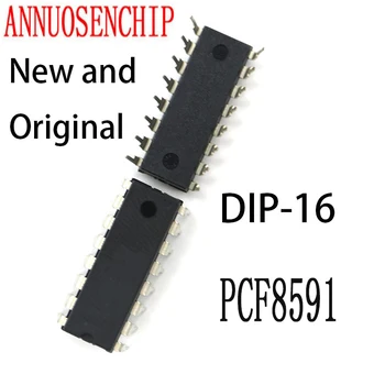 10PCS Novo E Original DIP16 PCF8591P DIP-16 MERGULHO PCF8591