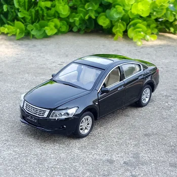 1:32 HONDA Accord Clássico da Liga de Modelo de Carro Diecasts de Metal Veículos de Brinquedo de Carro de Modelo de Simulação de Som e Luz, Coleta de Crianças Presentes