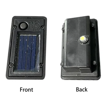 2pcs de Luz LED Durável Solar da Lanterna Caixa de Bateria Impermeável ao ar livre ABS Fácil de Instalar Substituição de Parte DIY Prática Portátil