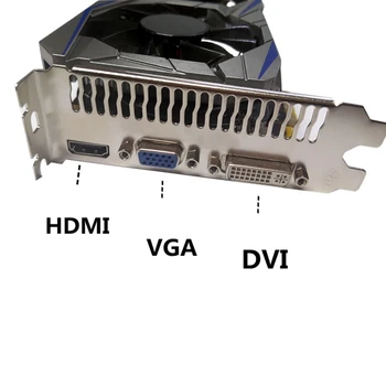 Gráficos de Cartão de GTX550TI DDR5 2GB 128BIT ambiente de Trabalho do Computador, Jogos de Placa Gráfica PCIE 2.0 DVI-I VGA da Placa de Vídeo