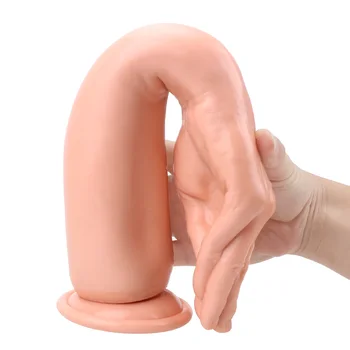 40cm Mão Artificial Plug Anal Para as Mulheres Vaginal Bunda Dilatador Homens Ânus Expansor de Grandes Dildos Masturbador Feminino Brinquedos Sexuais Adultos maiores de 18