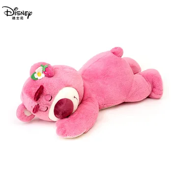 Disney 40cm de Morango Urso Toy Story Deitado Pooh Ursinho Pooh Boneca de Algodão dos PP Brinquedo de Pelúcia Almofadas Crianças Meninas de Presente de Aniversário de Boneca