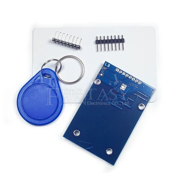 1pcs MFRC-522 RC522 mfrc 522 RFID RF cartão indutivo módulo com acesso gratuito S50 Fudan cartão chave de cadeia nova