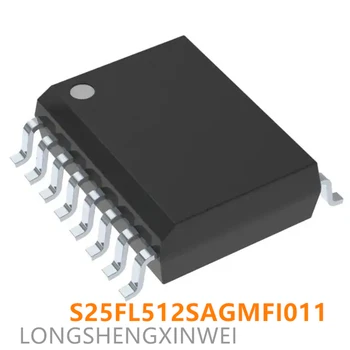 1PCS Novo Original S25FL512SAGMFI011 S25FL512 Patch SOIC-16 Chip de Memória Flash