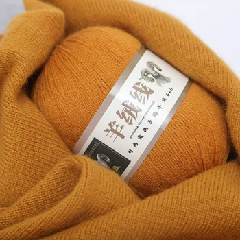 3Set Lã) Fios de Tricô Segmento de Mão-de malha de Alta qualidade Lã Lã Lã para Cardigan DIY Camisola Macia Chapéu Morno 150g+60g