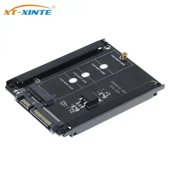 Caixa de Metal B+M Socket 2, M. 2 para NGFF (SATA) SSD de 2.5 SATA Adaptador para 2230/2242/2260/2280mm M2 SSD Solid State Unidade de disco Rígido