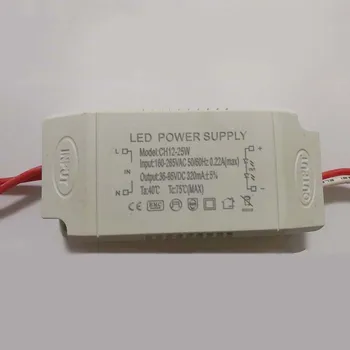 12-25W Driver de LED de 25 de 36W CONDUZIU a Fonte de Alimentação AC160-265V Iluminação Transformador DC36-95V DC75-136V de Saída com Chip IC
