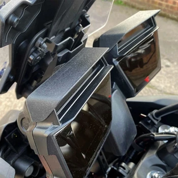 Plástico ABS Inferior Guardas do Farol Para Yamaha Tracer9 tracer 9 GT Tracer9gt 2021 - TFT Picos de Instrumento Chapéu de Pala de Sol a Tampa do Medidor