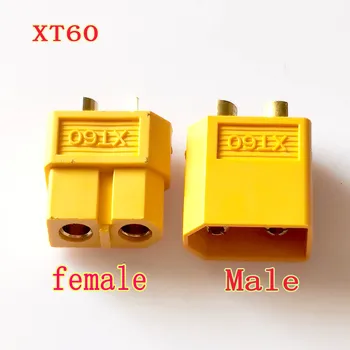 XT60+ XT60H XT30U XT90H Plug Conector Com Bainha de Habitação 5 do sexo Masculino 5 Feminino (5 Pares )