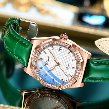 CHENXI Nova Moda das Mulheres Relógios de Marca Top de Luxo, Bracelete de Aço Inoxidável do Relógio de Senhoras RoseGold de Quartzo relógio de Pulso Impermeável