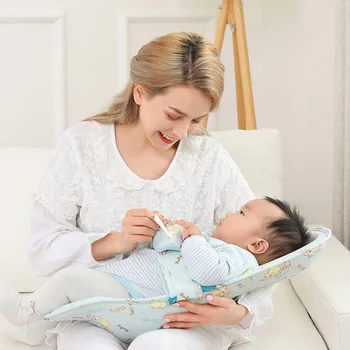 Atualização Bebê mamando, Almofadas Anti-cuspir o Leite de Enfermagem Travesseiro Recém-nascido Portador de Alimentação Cama Abraço Artefato Infantil Cintura Almofada