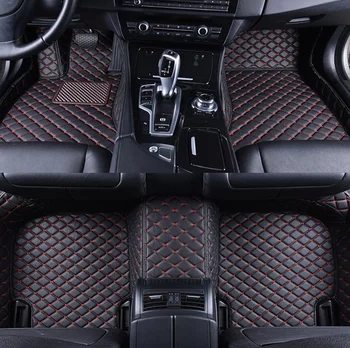 Tapetes Para Hyundai Santa Fe 2019 2020 (7 lugares) Carro de Tapetes Auto Interiores Acessórios Almofada de Calcanhar do Pé da Esteira do Pedal de Tapetes