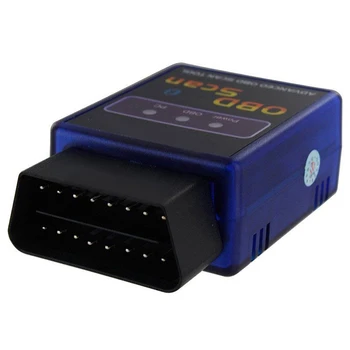 1pc 6.8 * 4.3 * 2.3 cm Mini Eml327 OBD2 V1.5 Adaptador de Bluetooth Auto Carro Scanner de Diagnóstico para Scaner Elm327 Real V1.5