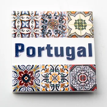 Lisboa, Portugal Ímã De Geladeira Com Resina Ímãs De Geladeira Lembrança De Casa Moderna Decoração De Cozinha