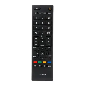 Controlo Remoto Da Tv Para Toshiba Tv Inglesa Controle Remoto Ct-90326 Portátil Sem Fios, Tv Com Controle Remoto Sensível Botão