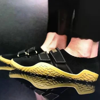 Fcpolli Homens de Peso Sapato de treino de Agachamento Difícil puxar sapatos para Casais Marca Designer Homens Ginásio Sapatos de Malha Respirável Agachamento Sapatos de Mens