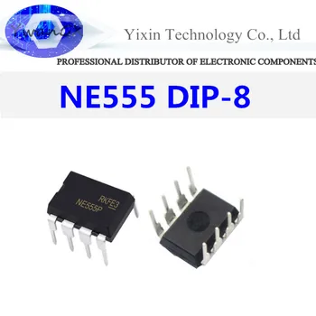Temporizadores CI NE555 555 DIP-8, nuevos temporizadores de precisión de buena calidad, 10 Uds.