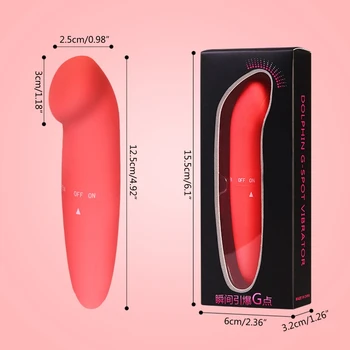 Vibração potente Vibrador Ponto G Clítoris Massager Estimulador de Adultos Brinquedo do Sexo para as Mulheres de Casais U1JD