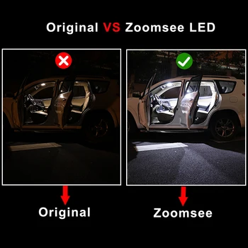 Zoomsee Interior LED Kit Luz Para a Chrysler 300 300C SRT8 SRT-8 SRT 2005-2013 2016 2017 2018 Lâmpada de Carro Cúpula Mapa Canbus