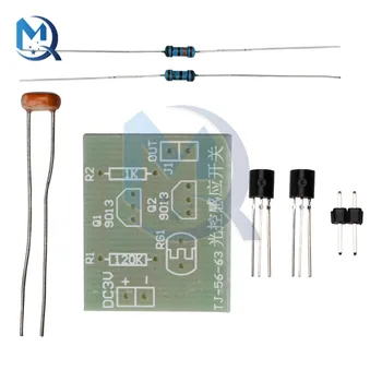 A luz de Controlo Interruptor do Sensor de Eletrônica DIY Kit DC3V Indução Fotossensível Interruptor de Luz, Resposta Sensível Mudar Kit