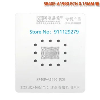 NOVO Estêncil para SR40F QMS380 FH82QMS380 SR4OF FHQMS380 Mac Pro, Macbook Pro A1990 A2159 A1989 BGA Reball Modelo