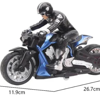 Alta Velocidade de Controle Remoto RC Dublê de Moto Rotação de 360 graus Carro de tração 60 minutos de carro de Corrida de Moto RC Motocicleta de Brinquedo modelo