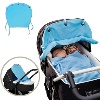 Carrinho de bebê protetor solar, cortinas de rolo protetor solar tampa de algodão sombras acessórios do carrinho de criança