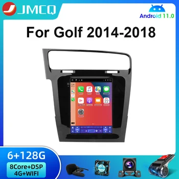 JMCQ Android 11 4G 2 Din auto-Rádio Leitor Multimídia VW Volkswagen Golf VII 7-2018 GPS 4G Carplay wi-FI Estéreo Unidade de Cabeça