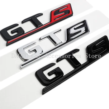 Carro 3D ABS Decalques Adesivo Para veículos da Mercedes-Benz AMG GTS C63S E63S GLC63S GLE63S Logotipo Tronco de Carro Letras Emblema Emblema do Estilo Adesivos