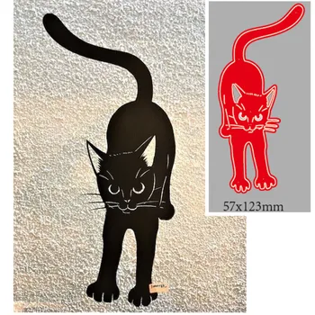 De corte de Metal morre molde animal gato decoração de álbum de recortes de papel craft faca molde lâmina soco estênceis
