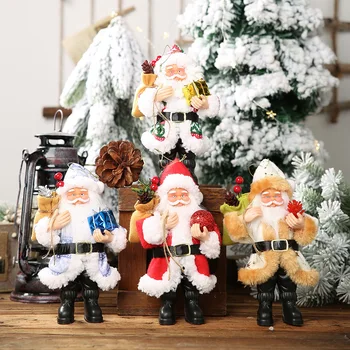 Feliz Natal Papai Noel Boneca Decorativos do ambiente de Trabalho de Natal, Enfeites de Natal, Enfeites para Casa, Em 2022, Ano Novo 2023 Presente