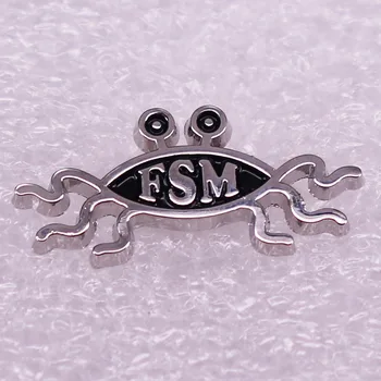 Interessante FSM Besouro Cartoon Broche de Originalidade Metal Esmalte Emblema Jaqueta Jeans Mochila Pin Fornecido Amigos E Fãs Presentes