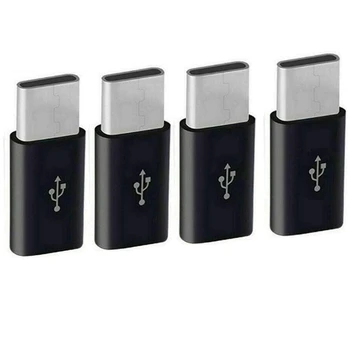 Micro-USB Para USB C Adaptador de Mini Para Typec Adaptador de carregador, Usb Tipo C Adaptador de Conversão Conector Com Resistor