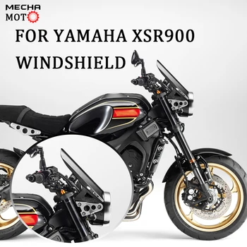 Para a YAMAHA XSR 900 XSR900 pára-brisa-2020 Pantalla moto motocicleta parabrisas moto preto de alta qualidade CNC raspador metálico