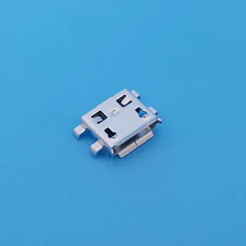 20Pcs Micro USB Tipo B 0.8 SMT 4 Pernas 5Pin Fêmea do PWB de Solda, Conector