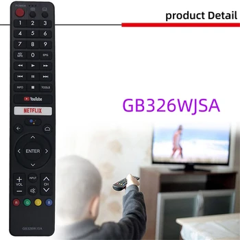 Controle Remoto de tv, Quarto Familiar Acessórios de Reposição para TV Sharp GB345WJSA GB326WJSA GB346WJSA