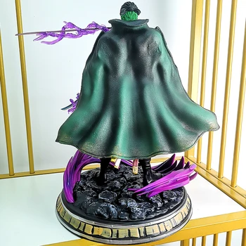 Um Pedaço de Anime Figura de 35cm Gk Banho de Sangue Roronoa Zoro PVC Figura de Ação de Coleta de Requintado Modelo de Presentes de Aniversário Figurine