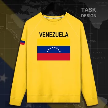 Venezuela Venezuela VEN CINCO mens moletom camisolas com capuz para homens casaco de streetwear roupas de hip-hop de treino de bandeira de nação Sprin