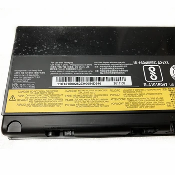 CSMHY 77+ 11.25 V Bateria Original 00NY493 para Lenovo ThinkPad P50 P51 P52 Série 00NY492 SB10H45077 SB10H45078 00NY490 00NY491
