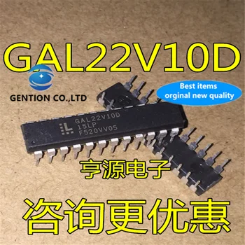 10Pcs GAL22V10D-15LP GAL22V10D GAL22V10D-15LPN DIP-24 em estoque novo e original