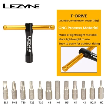 LEZYNE MTB Reparação Chave de Torque Kit Bicicleta de Estrada 2-10Nm Ferramenta Mini H2 H8 T10/T25/T30 Hexágono chave de Fenda de Reparação de Bicicletas Ferramentas