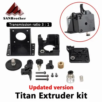 Impressora 3D de Peças Titan Extrusora Totalmente Kits Para V6 J-cabeça Bowden Suporte de Montagem de 1,75 mm Filamento E3D V6 Hotend Relação 3:1