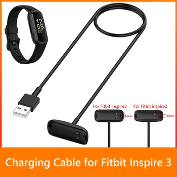 Para Fitbit Inspirar 3 Carregador USB Cabo de Carregamento Grampo do Cabo de Substituição de 55 CM/100CM Carregador Dock Dock Para Fitbit Inspire3 Peças